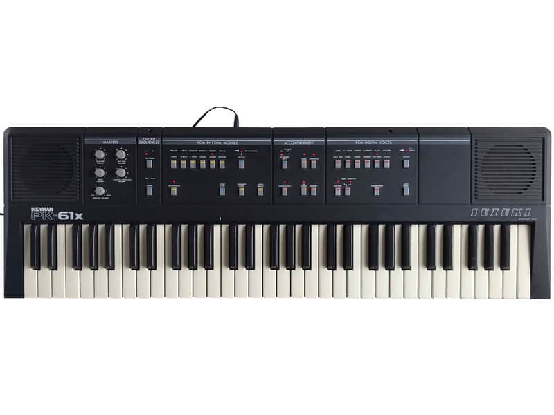 1986(?) Suzuki SIEL Keyman PK-61x Digital Keyboard & Crunchy Lo-Fi PCM Drum Machine image 1