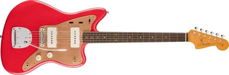 Fender Vintera II Road Worn 50's Jazzmaster Fiesta Red image 1