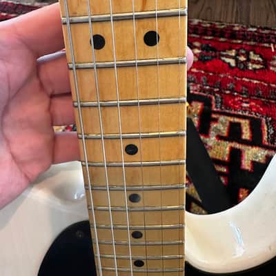 Fender American Deluxe Ash Telecaster 2014 - white blonde, upgrades image 15