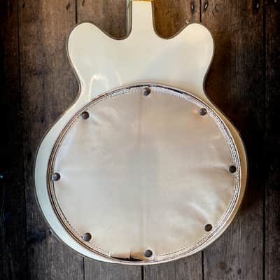 1970 Gretsch White Falcon Double cutaway model with hard shell case image 7