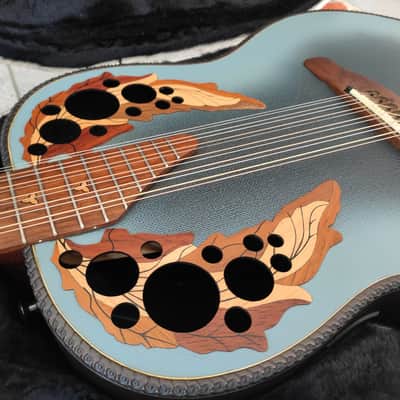 Adamas by Ovation 1685-8 12-String 1997 Blue Burst image 3