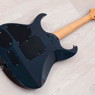 2000 Ibanez Prestige RG2020X Transparent Light Blue w/ DiMarzio + Piezo image 14