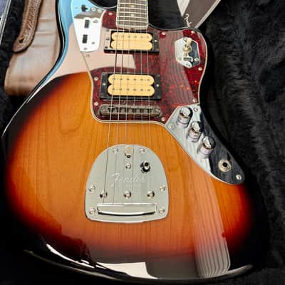 Fender Kurt Cobain Jaguar Electric, 3 Tone Sunburst with Case - Pre Owned image 3