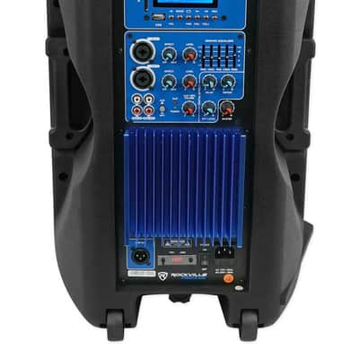 Rockville RPG12BT V2 12" Powered 800W DJ PA Speaker w/Bluetooth+Slip Cover image 14
