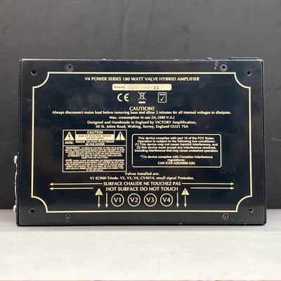 Victory Amps V4 The Jack 2-Channel 180-Watt Hybrid Guitar Amp Pedal 2022 - Present - Black image 6