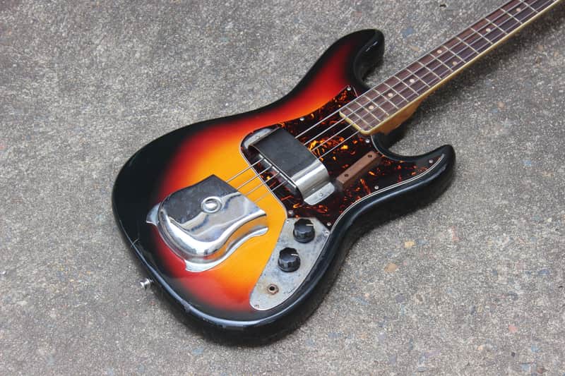 1960's Guyatone EB-25 Electric Jazz/Precision Bass Short | Reverb