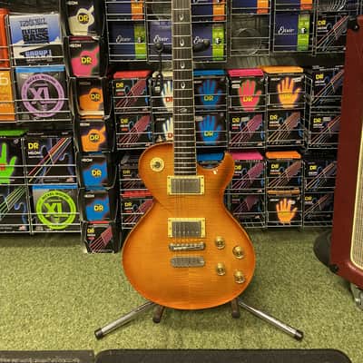 Dean Soltero Standard guitar in trans amber - Made in Korea image 3