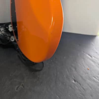 Mitchell MB100OR Short-Scale Solidbody Electric Guitar - Orange image 14
