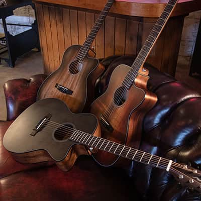 Cort COREOCOPLB Venetian Cutaway Solid Blackwood Top 6-String Acoustic-Electric Guitar w/Deluxe Case image 16