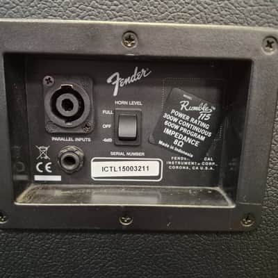 Fender Rumble 115 1x15" Bass Speaker Cabinet image 4