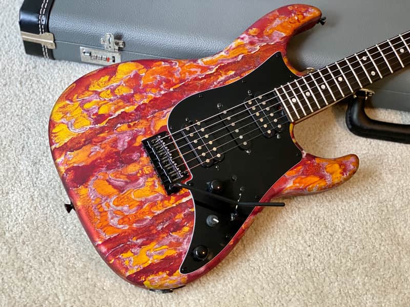2020 James Tyler Studio Elite HD - Fire Shmear, Reverse Headstock image 1