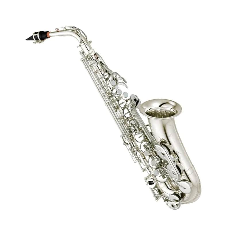 Yamaha YAS-480S | Intermediate Step-Up Alto Saxophone | Silver-Plated image 1