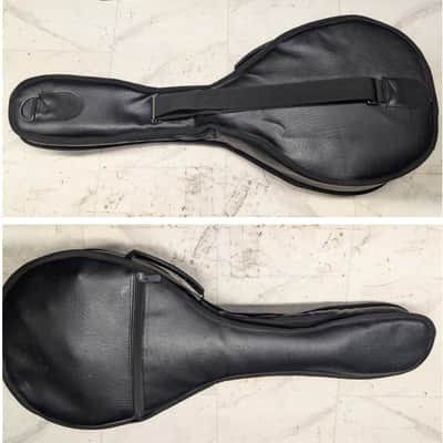 Taisamlu A-Shape Mandolin with strap and soft case.  Fresh set up.  New strings.  Nut and bridge saddle are bone.  Plays nicely.  Sounds great.  Its loud! image 20
