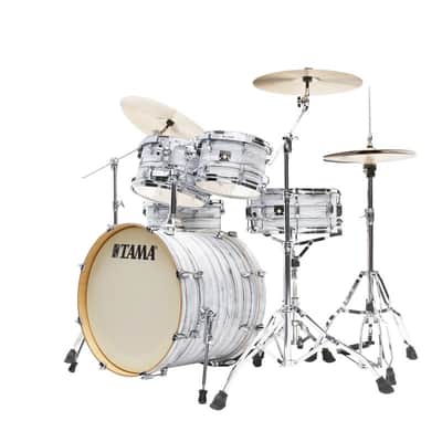 Tama CK50RS-ICA Superstar Classic Shell Kit 5 pcs - Ice Ash Wrap/Chrome HW image 3