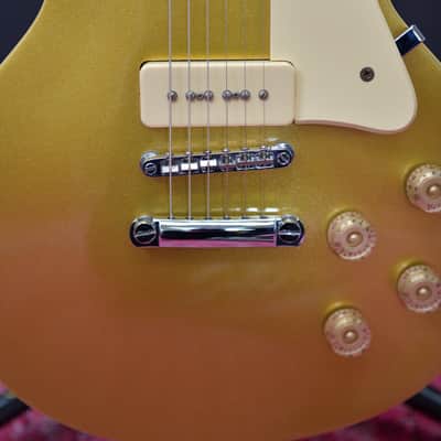 Aria Pro II Gold Top Les Paul p90s '56 Reissue, late 90's image 7