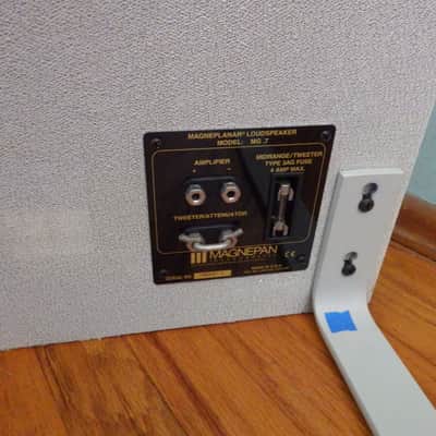 Magnepan Magneplanar MG .7 floor flat panel speakers 54" 2-way pair local pickup San Diego CA quasi-ribbon planar-magnetic image 3