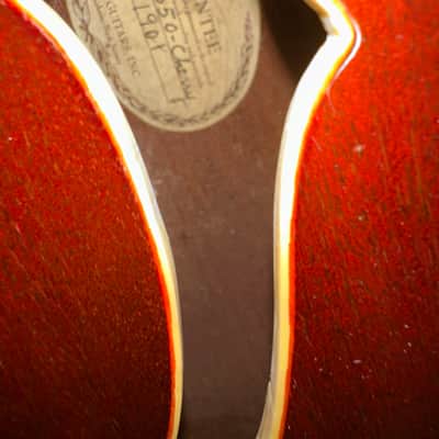 1962 GUILD SF-350 Stratford Starfire in Incredibly Rare All-Mahogany Cherry Finish image 7