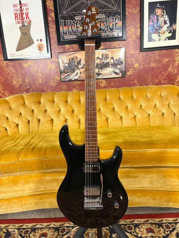 Ernie Ball Music Man Luke III HH- Black image 1
