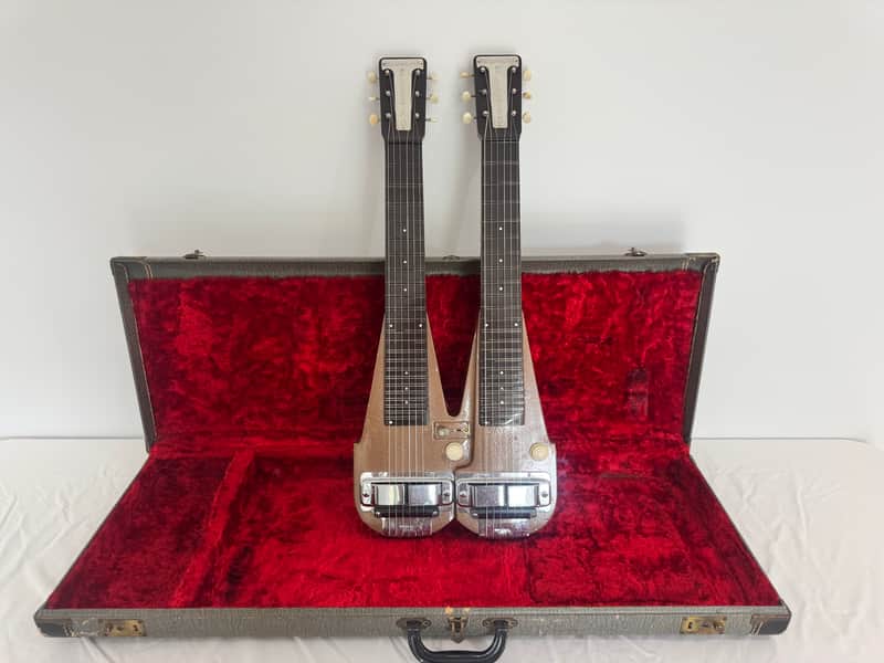 Rickenbacker Double Neck 6, T Logo 1950's - Copper color image 1