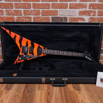 Jackson USA Custom Shop RR1 Rhoads Student Bengal Tiger Orange & Black 1984 w/OHSC image 2