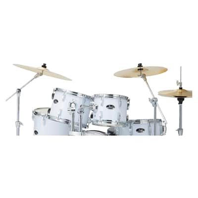 Pearl Roadshow Complete 5-Piece Drum Kit, Pure White image 2
