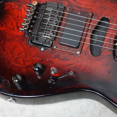 1980's USA Kramer American Stagemaster in DIY transparent red image 12