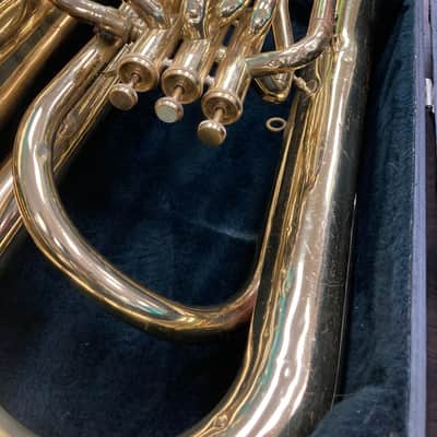 Yamaha YBB-201 Standard Bb 3-Valve Tuba 2010s - Lacquered Brass image 4