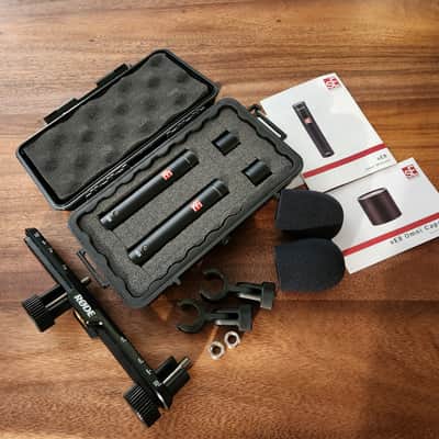 sE8 Small Diaphragm Condenser Matched Stereo Pair - Cardioid AND Omni matched capsule sets + Rode stereo bar & case image 1