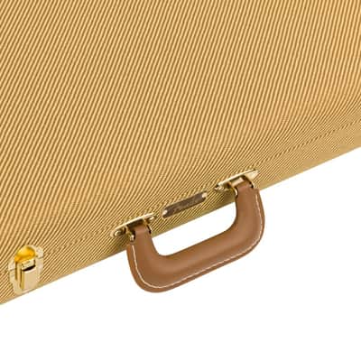 FENDER - G&G Deluxe Jazz Bass Hardshell Case  Tweed with Red Poodle Plush Interior - 0996173400 image 3