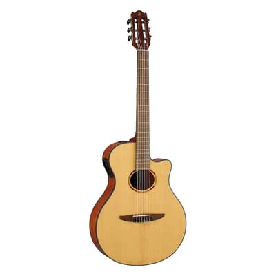 Yamaha NTX1 Solid Sitka Spruce Top Electro Classical Guitar - Natural image 1
