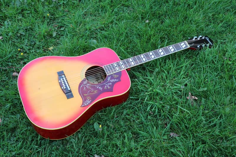 ♫ LOW Price (Neck issue) Early 70's Japanese Hummingbird ♫ Suzuki Factory JAPAN ♫ Pro setup image 1
