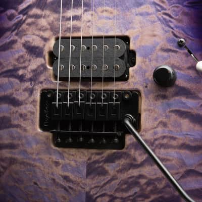Tom Anderson Guitars - Li'l Angel - Purple Burst with Binding image 8