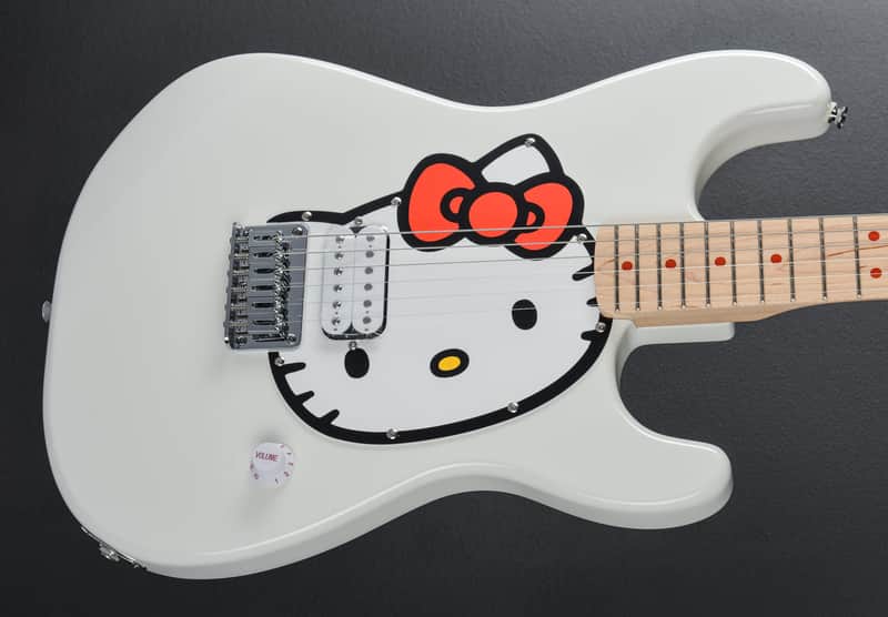 Squier Hello Kitty Stratocaster - White image 1