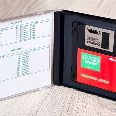 Yamaha SY99 - SD9901 - European Dance // Original Patches & Waveform Disk // BOXED image 3