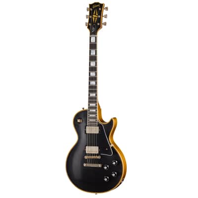 NEW! Gibson Custom 1968 Les Paul Custom Reissue Electric Guitar - Ebony/Gold, Light Aged - Authorized Dealer - Pre-ORDER image 3