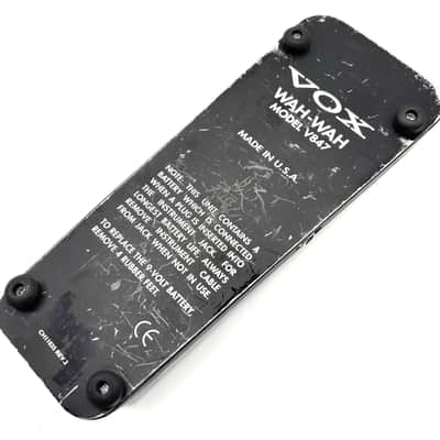 Vox V847A Wah with 9V Jack Guitar Pedal image 4
