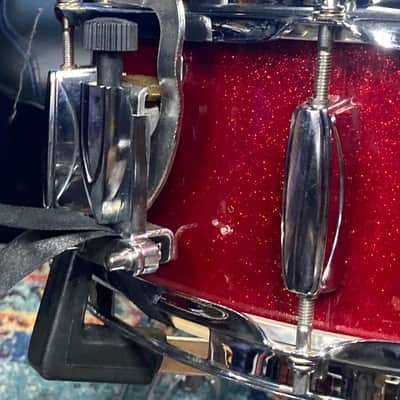 Tama - 5x14" Imperialstar Snare Drum 2000's - Red Sparkle image 10
