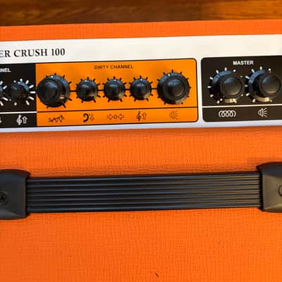 Orange Super Crush 100 2-Channel 100-Watt 1x12" Guitar Combo 2021 - Present - Orange image 3