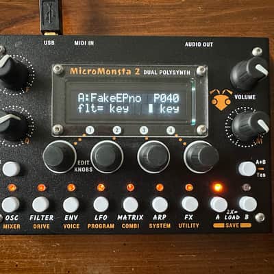 Audiothingies MicroMonsta 2 2022-Present Black imagen 1