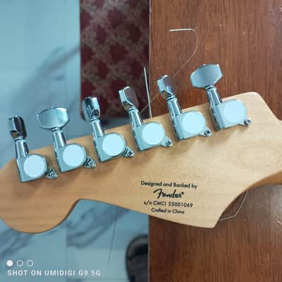 95 Fender SQUIER Body/NEW NECK Stratocaster 1995 - Blue/Black image 5