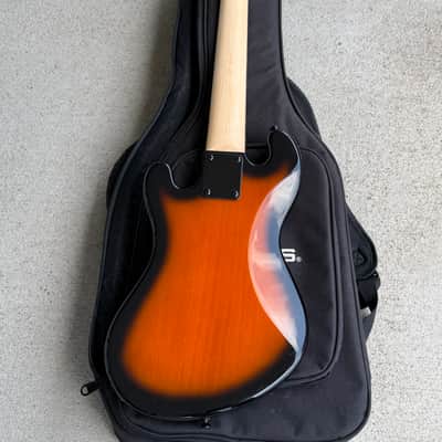 Kala UBASS-SB-TB-FS Solid Body Fretted U-Bass Sunburst w/Padded Gig Bag image 6