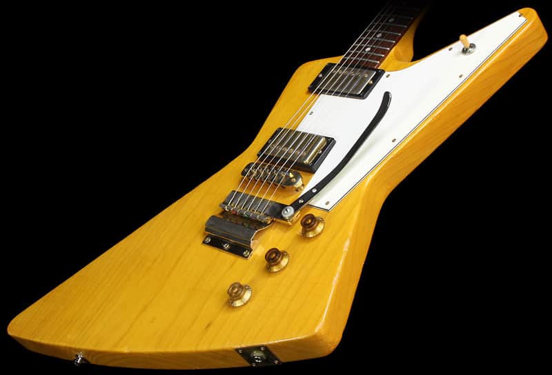 Used 2003 Gibson Custom Shop Allen Collins Explorer Murphy Aged Electric Guitar Natural image 1