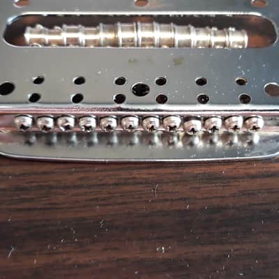 Vintage Fender Electric XII 1965-1969 bridge used on 12 string Stratocaster image 4