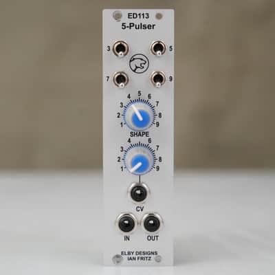 Elby Designs ED113 5-Pulser Eurorack Module w/ Tiptop Stackcables #58597 image 1