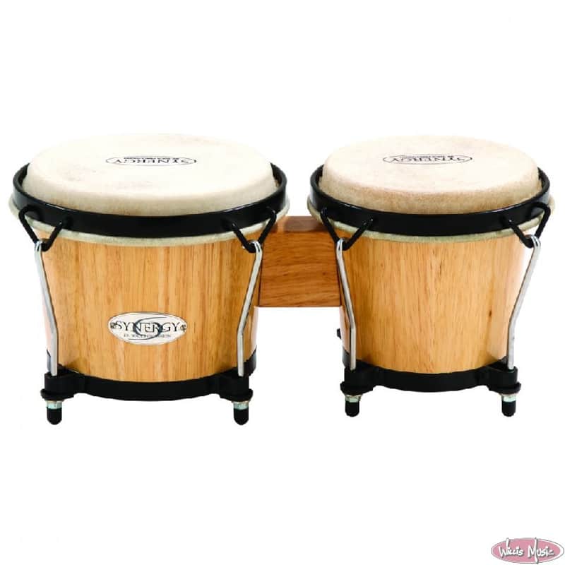 Toca  Synergy 2100 Wood Bongos Natural image 1