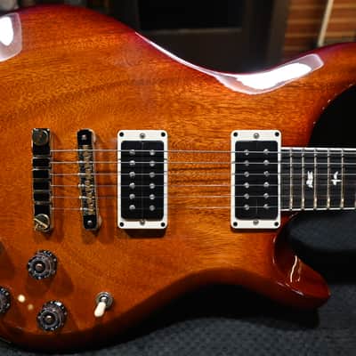 PRS Wood Library S2 McCarty 594 Thinline - Dark Cherry Sunburst #5492 image 1
