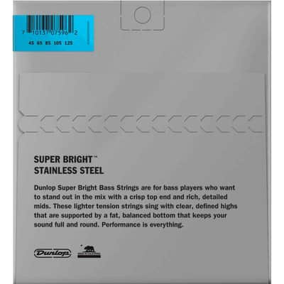 DUNLOP DBSBS45125S Stainless Steel - Jeu basse SB Steel Short 45-125 5 cordes image 2