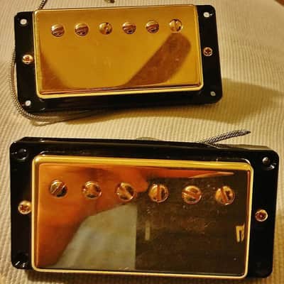 Epiphone Elitist (Gibson) 50s Gold pickup set 50ST/50SR 490T/490R Alnico 5 humbuckers image 1