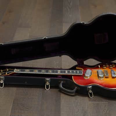 1973 Gibson L5-S Custom Solid Body Electric Guitar Cherry Sunburst + OHSC image 21