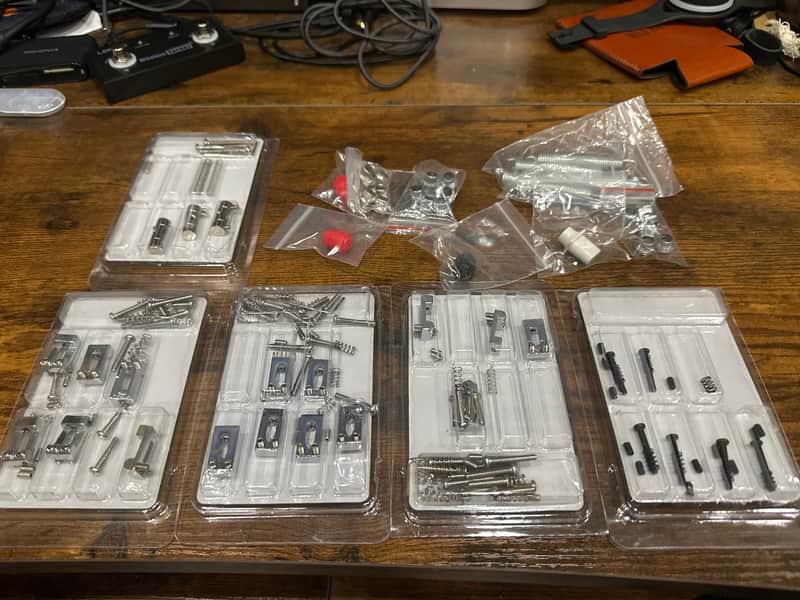 Various Electric Guitar Part - bridge and grommets image 1